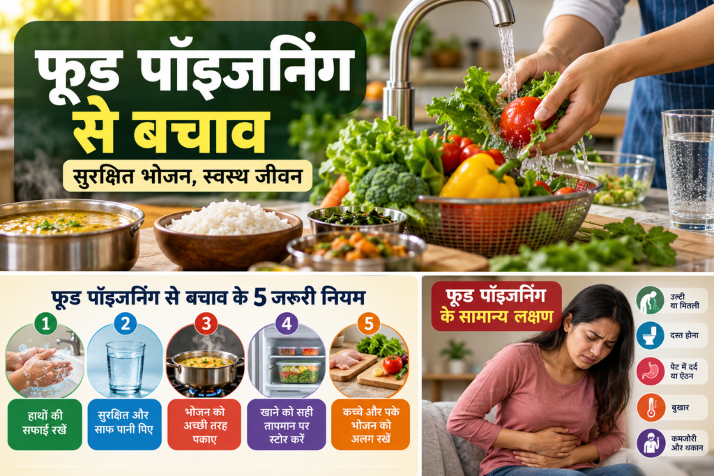 फूड पॉइजनिंग से बचाव: कारण, लक्षण और खाने को सुरक्षित रखने के 15 आसान तरीके